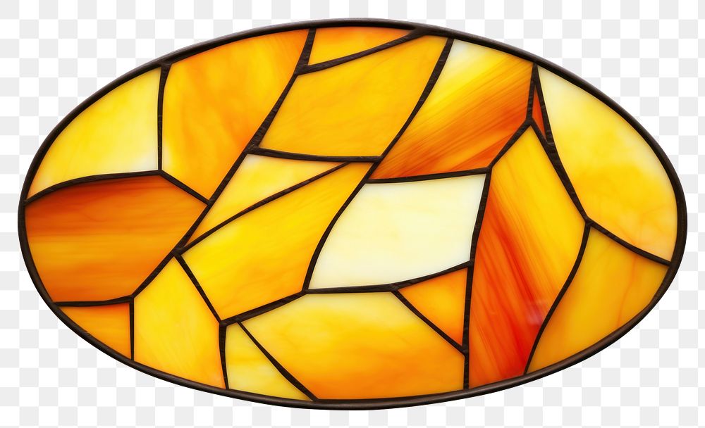 Mosaic tiles of mango chandelier pattern circle.
