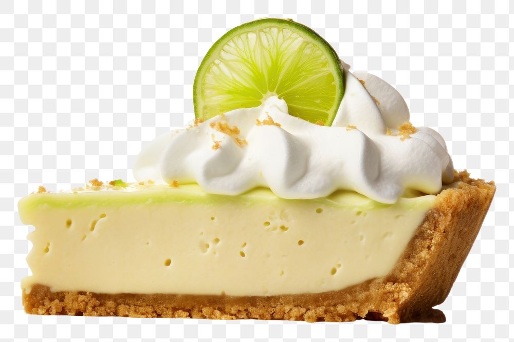 PNG Photography of key lime pie cheesecake dessert fruit.