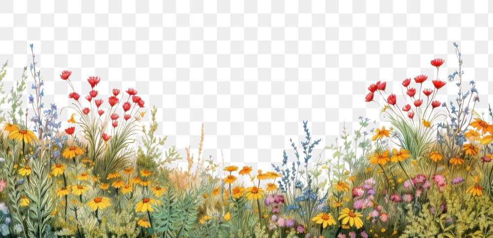 PNG  Landscape flower backgrounds wildflower.