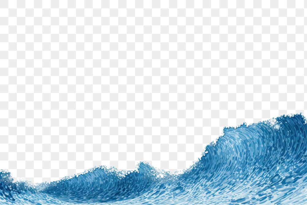 PNG  Backgrounds ocean blue wave.
