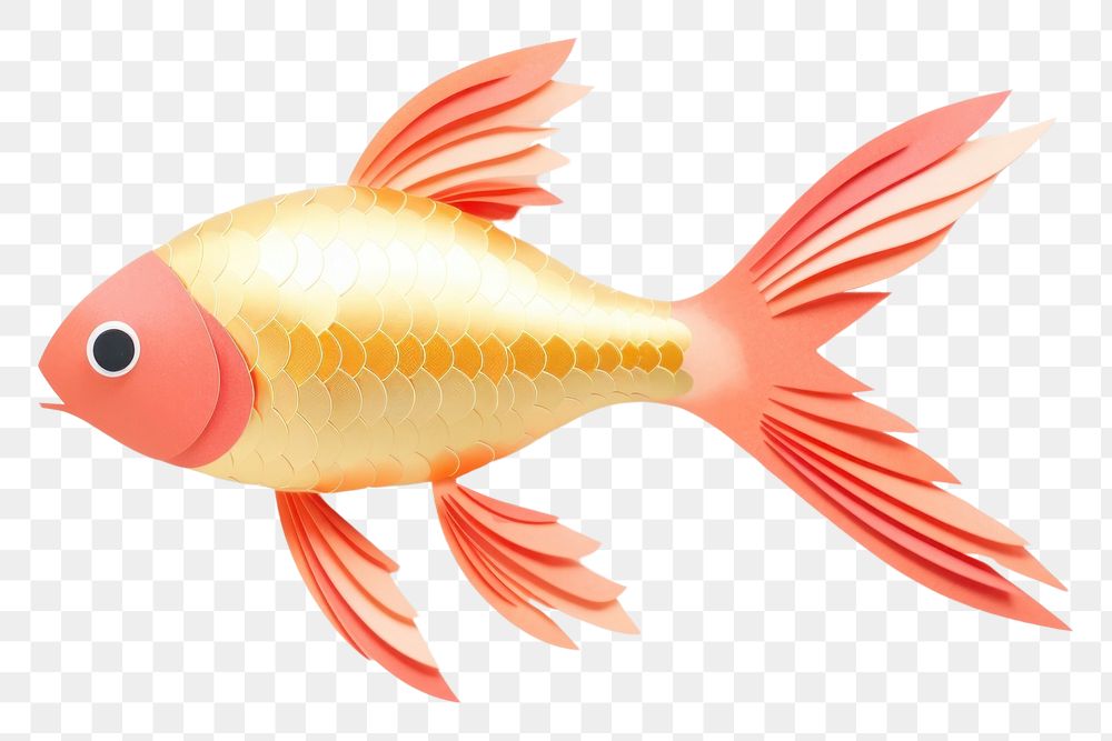 PNG Gold fish goldfish animal pomacentridae.