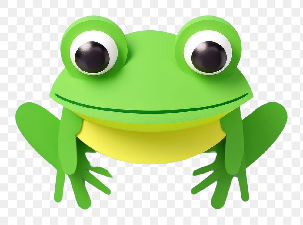 PNG Illustration of a frog amphibian wildlife animal.