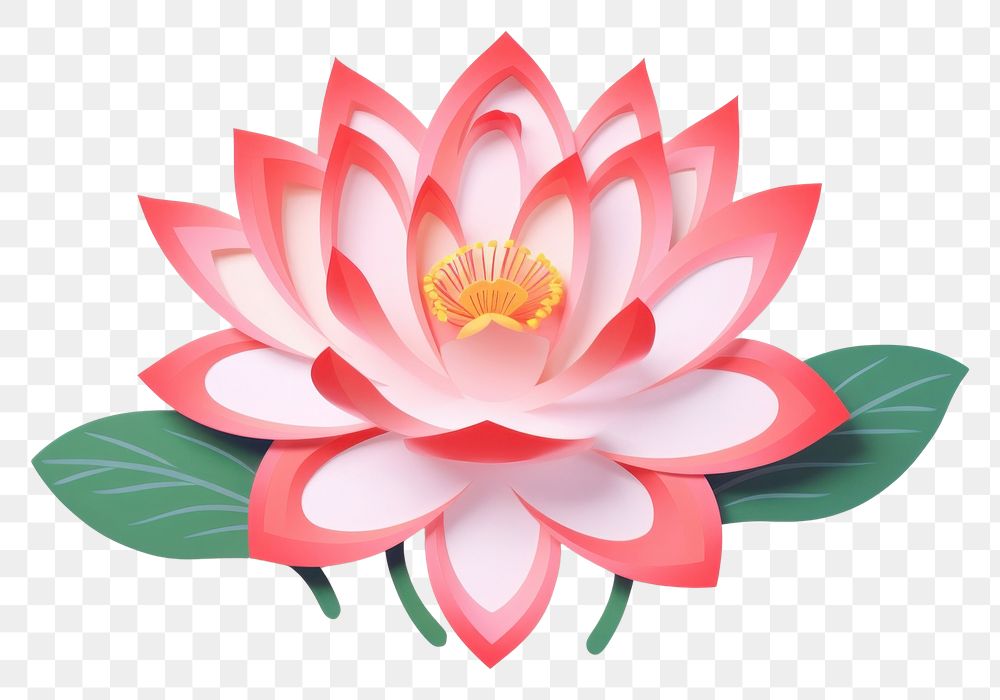 PNG Illustration of a Lotus flower petal plant.