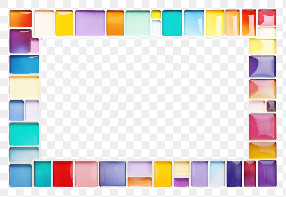 PNG Rainbow art backgrounds frame.