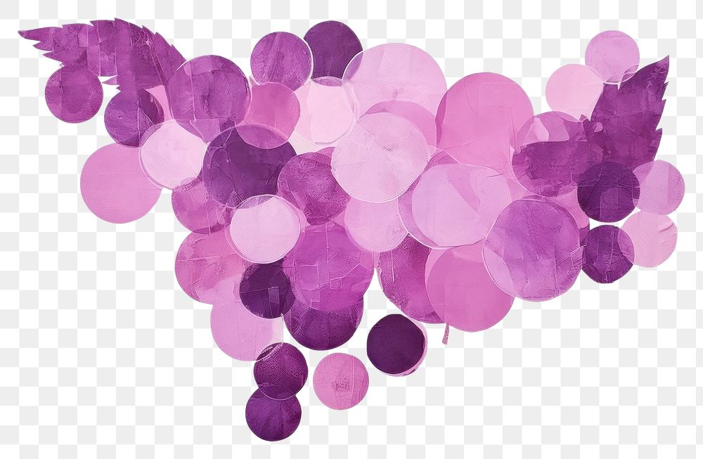 PNG Grapes art purple paper.