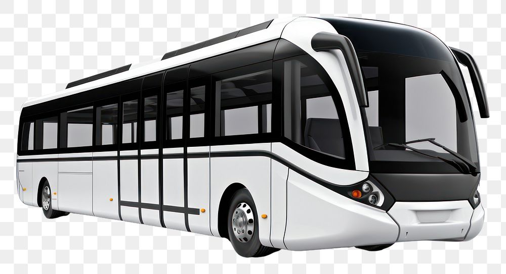 PNG Future Bus bus vehicle white background.