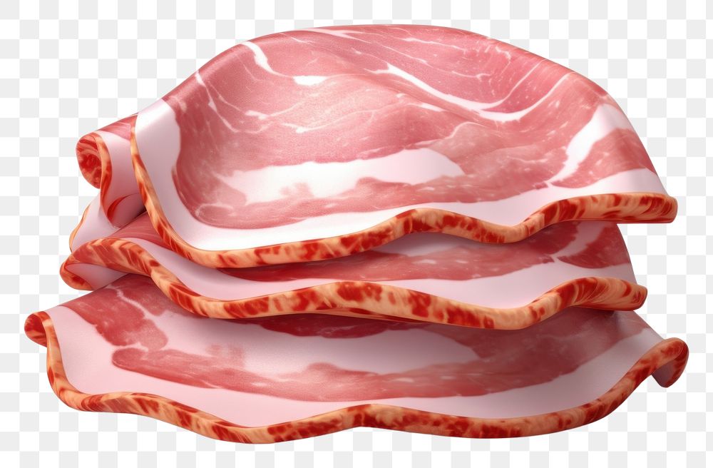 PNG  Ham bacon meat pork.