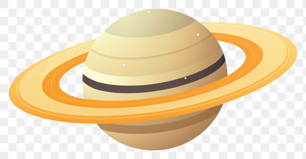 PNG Saturn cartoon space astronomy.