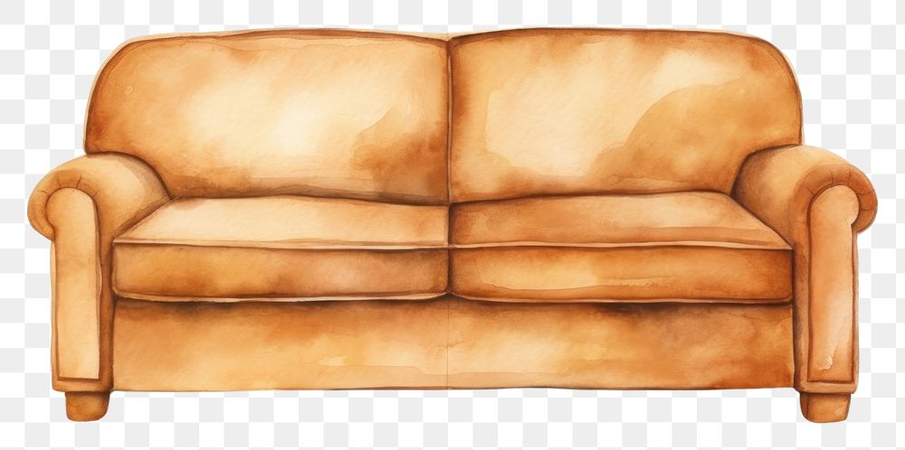 PNG Sofa furniture chair comfortable.
