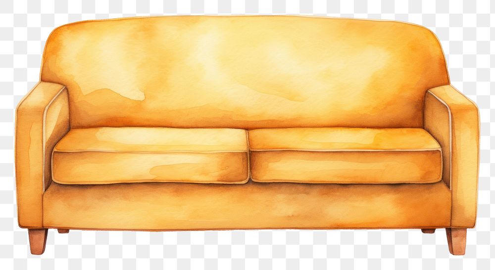 PNG Sofa furniture armchair comfortable.