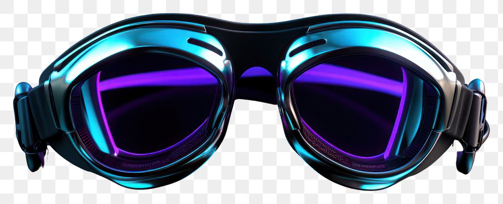 PNG Music sunglasses violet light.
