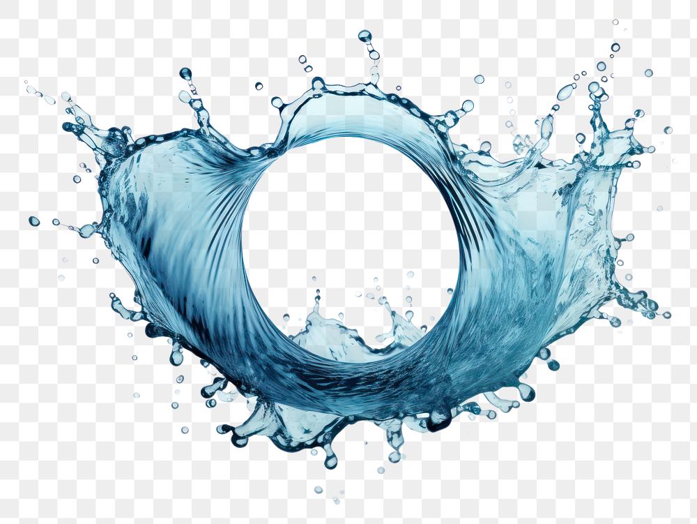 PNG Water splash circle shape concentric.