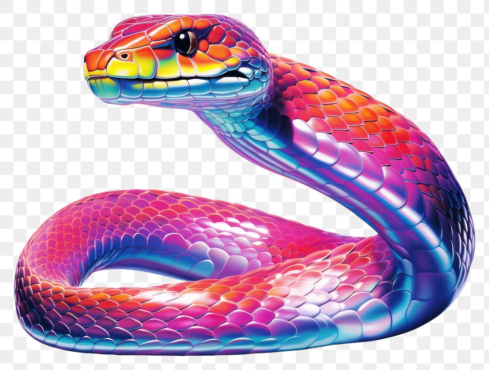 PNG Snake fullbody isolated reptile animal chameleon.