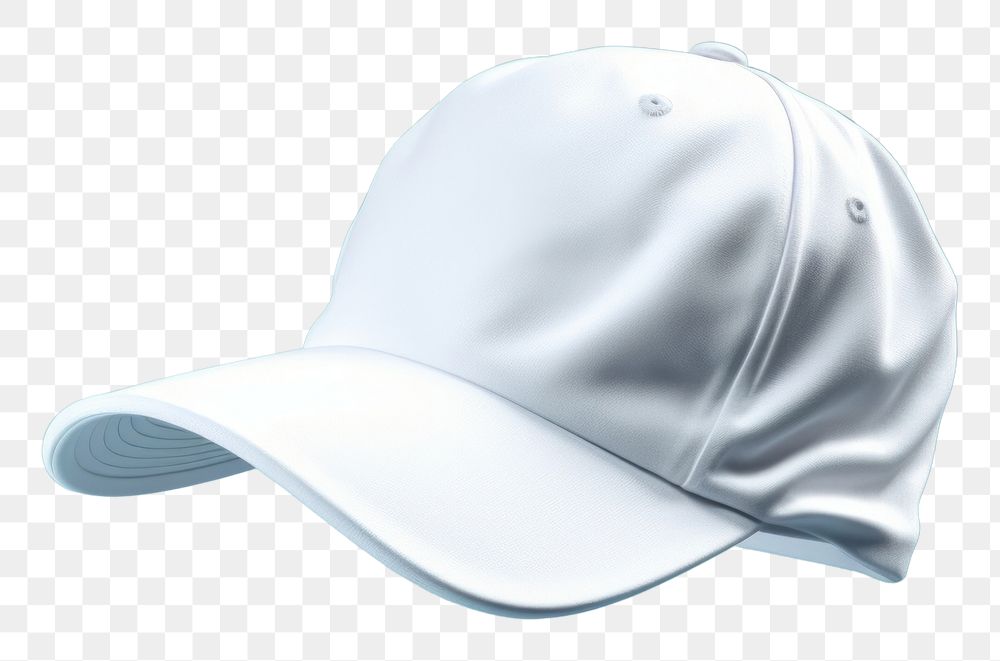 PNG White hat crumpled headgear headwear.