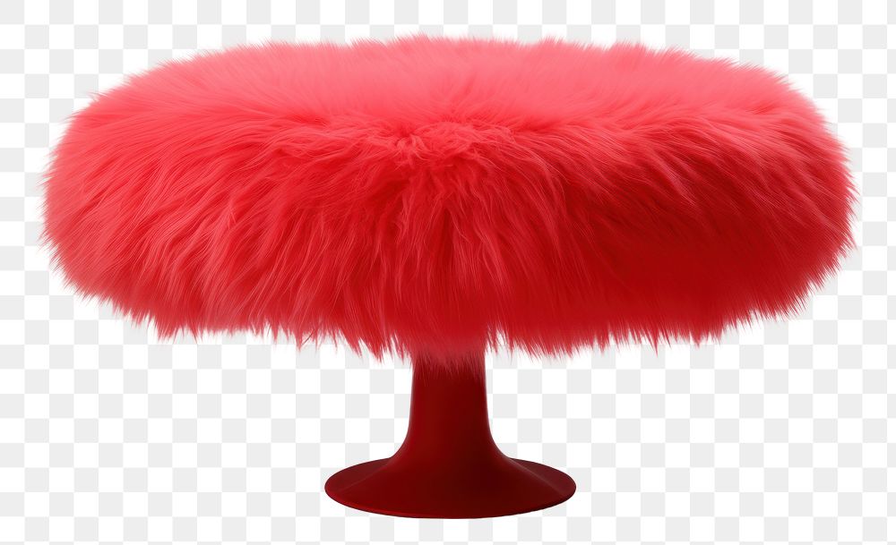 PNG Red table furniture white background elegance.