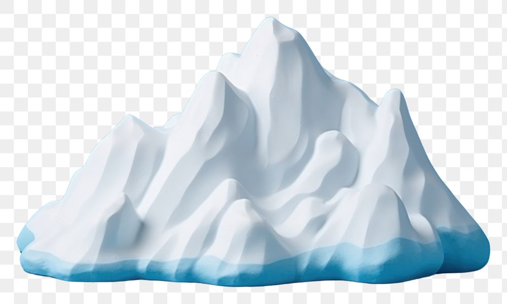 PNG Iceberg nature landscape mountain.