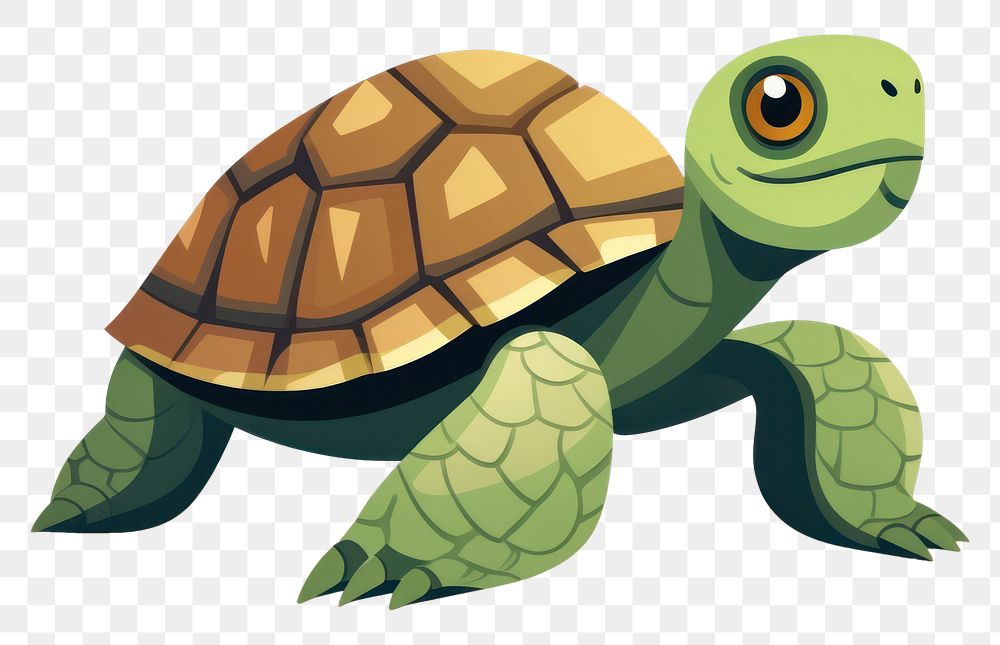 PNG Reptile animal turtle white background.