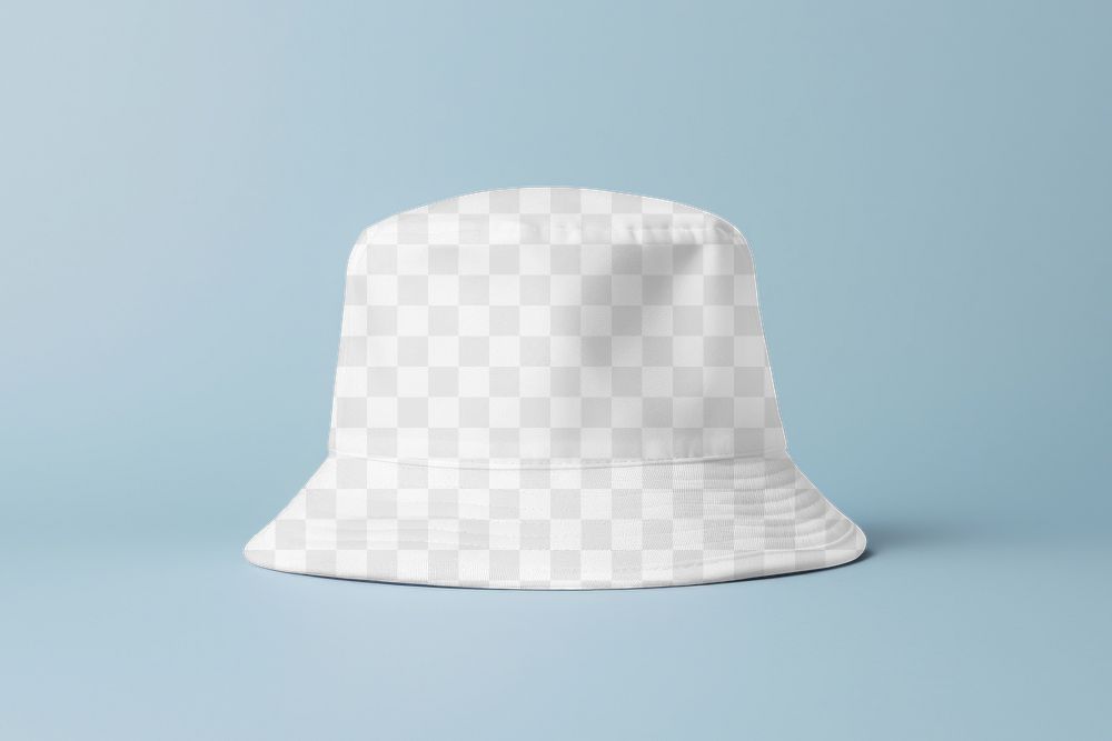 bucket hat png mockup, transparent design