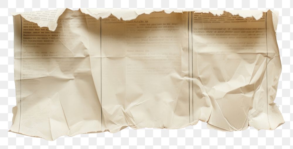 PNG Paper text crumpled document.