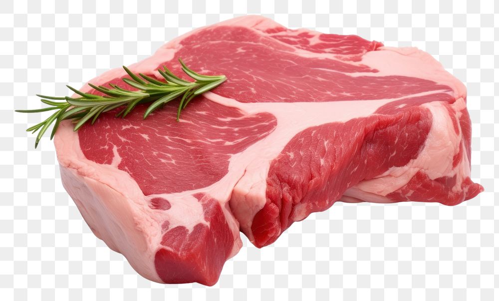 PNG  Raw meat steak beef pork.