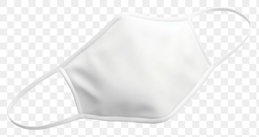 PNG Face mask mockup white clothing swimwear.