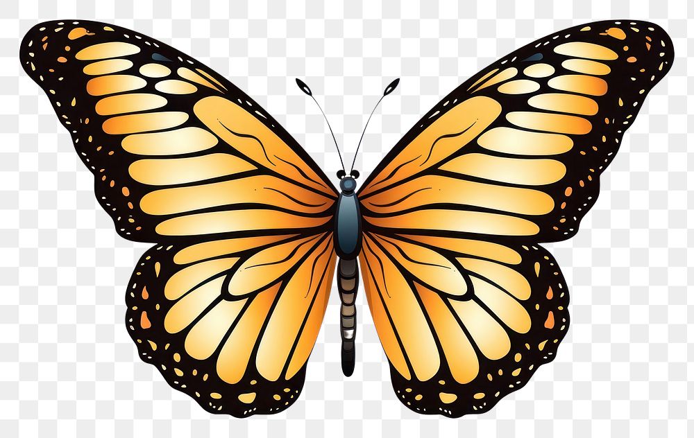 PNG Butterfly outline sketch animal insect white background.