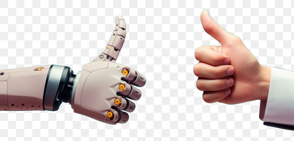 PNG Finger robot human hand.