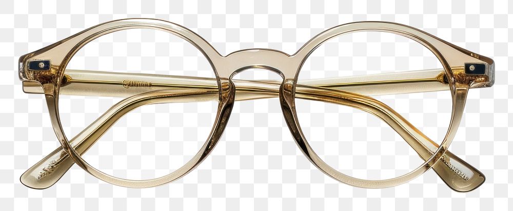 PNG Super small bold circle round frame eyeglasses for reading white background accessories simplicity.