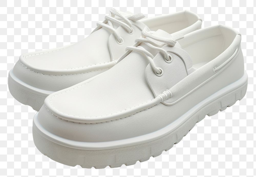 PNG Fisherman shoe mockup footwear white clothing.