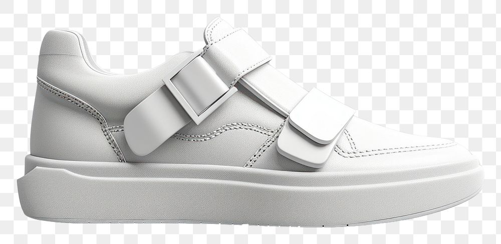 PNG T strap shoe mockup footwear white clothing.