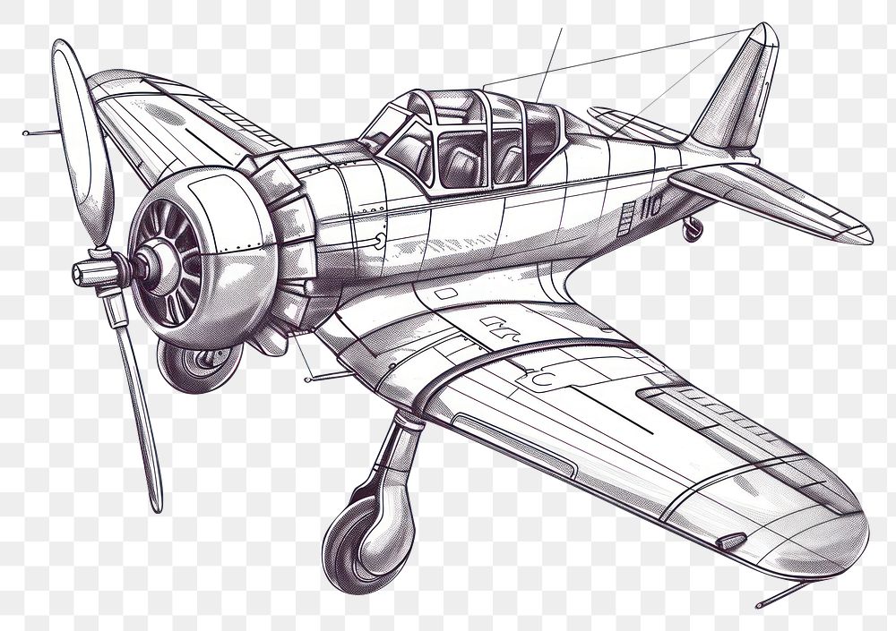 PNG Aircraft airplane vehicle drawing.