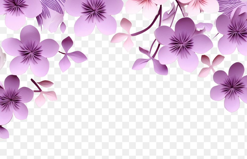 PNG Lilac floral border backgrounds pattern flower.
