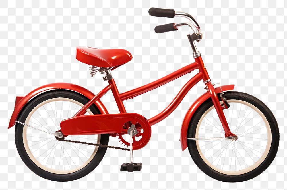 PNG Kid red bicycle tricycle vehicle wheel.