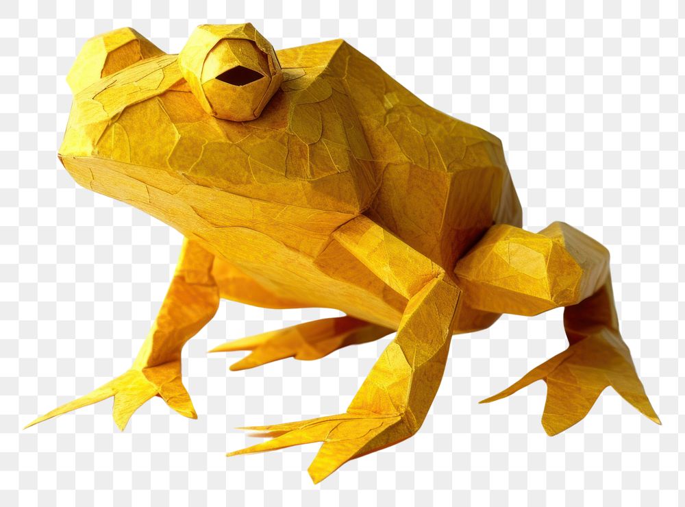 PNG Frog origami animal paper.
