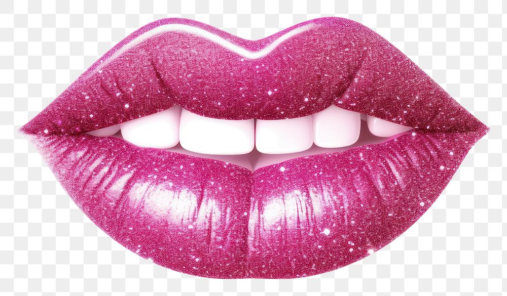 PNG Pink lip icon cosmetics lipstick glitter