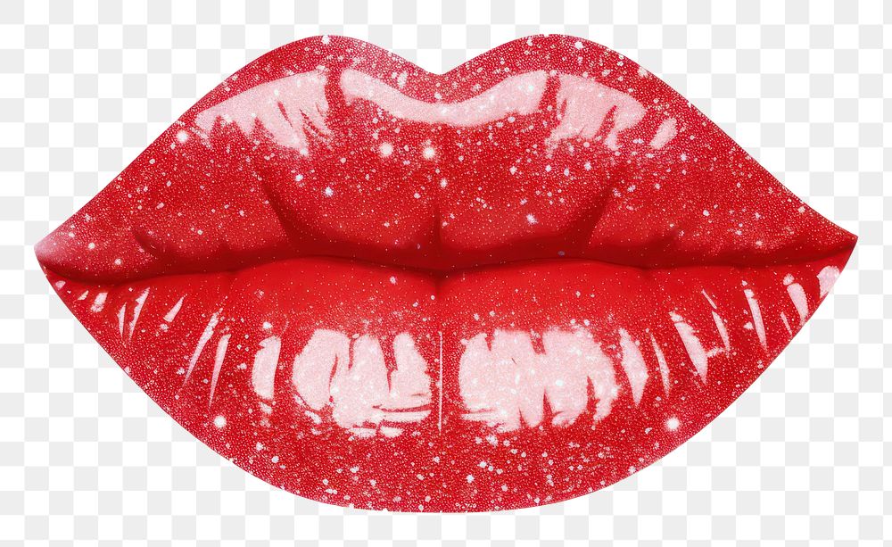 PNG Red lip icon lipstick white background freshness.