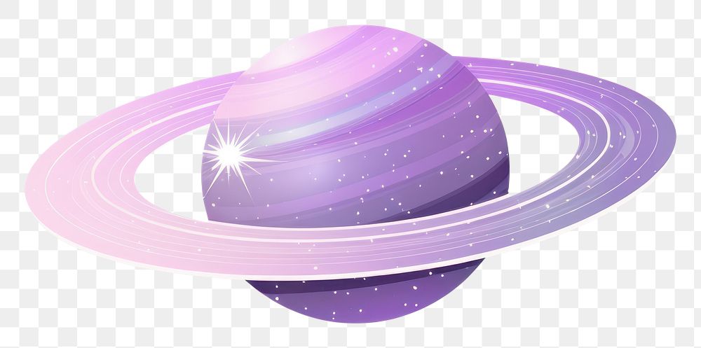 PNG Saturn icon planet space white background.