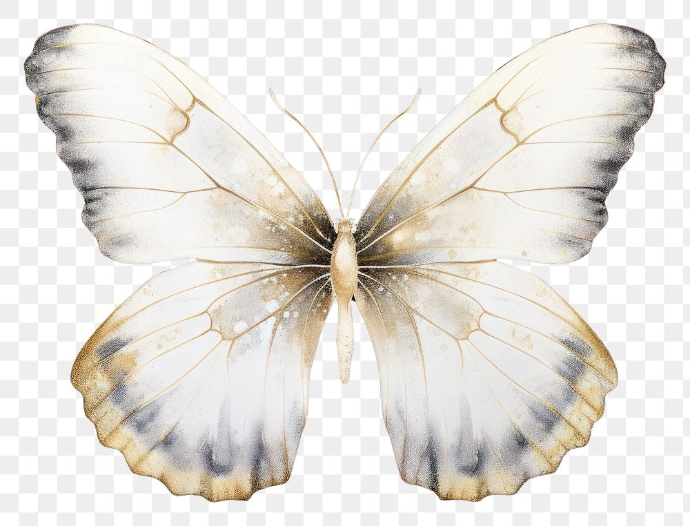 PNG White color butterfly animal insect moth