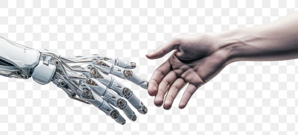 PNG Holding hands finger robot electronics