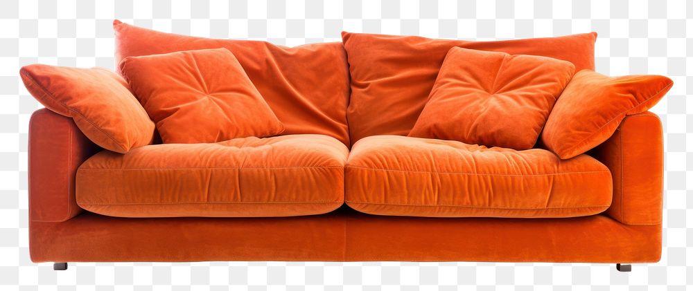 PNG Photo of sofa furniture cushion pillow.