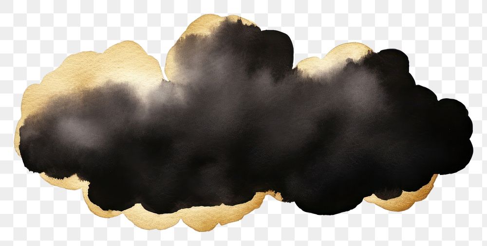 PNG Black color cute cloud white background creativity animal.