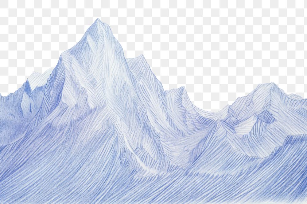 PNG  Mountain landscape drawing nature.