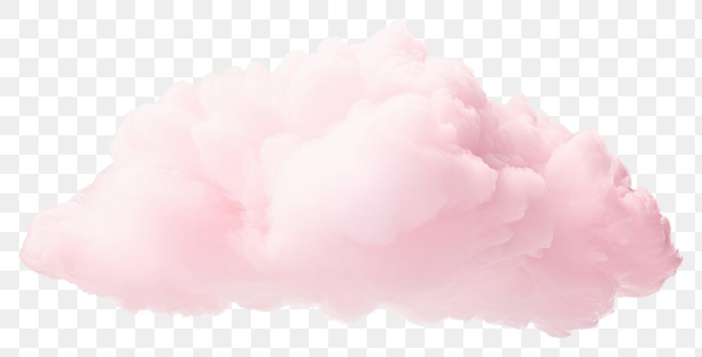 PNG Cloud pink white background softness.