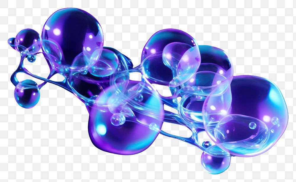 PNG Bubbles light purple lightweight.