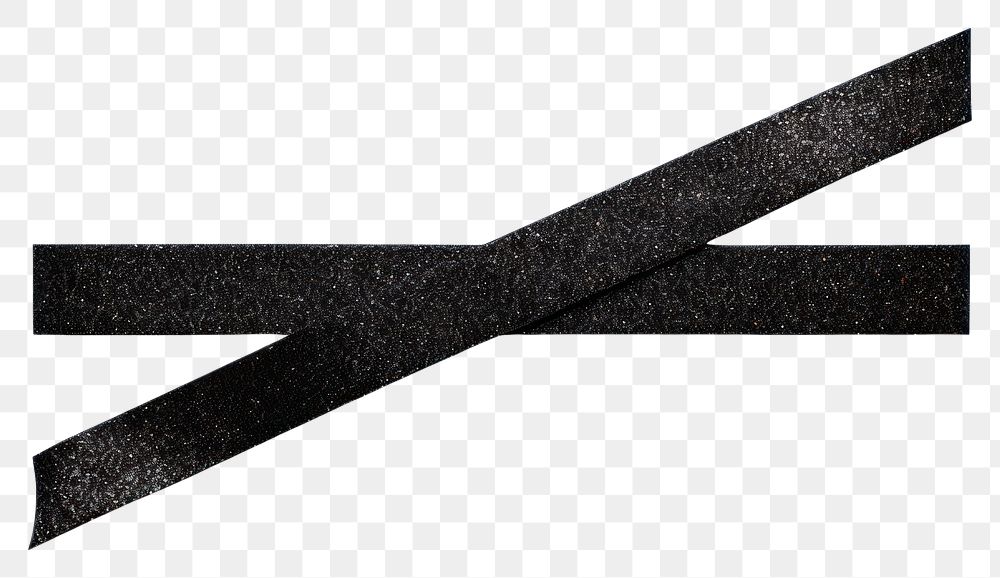 PNG Black glitter paper adhesive strip white background accessories accessory.