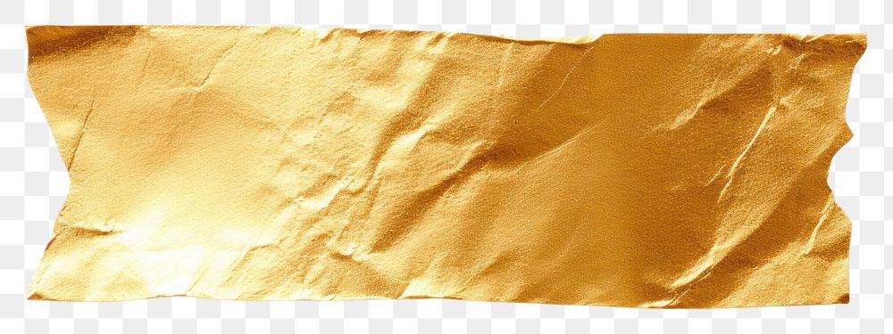 PNG Gold foil teature adhesive strip paper white background rectangle.