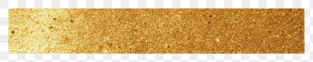 PNG Gold glitter paper adhesive strip white background rectangle textured.