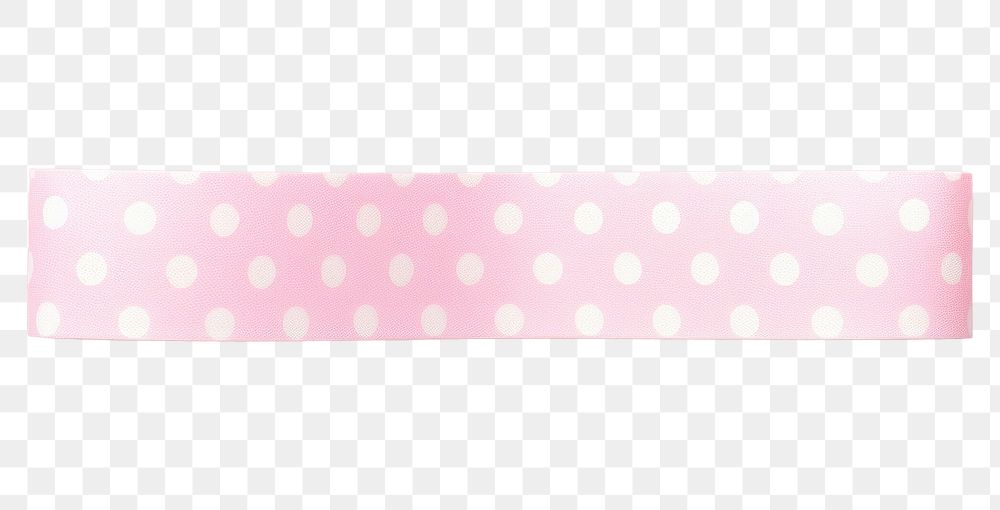 PNG Pink dot pattern adhesive strip rectangle spotted circle.