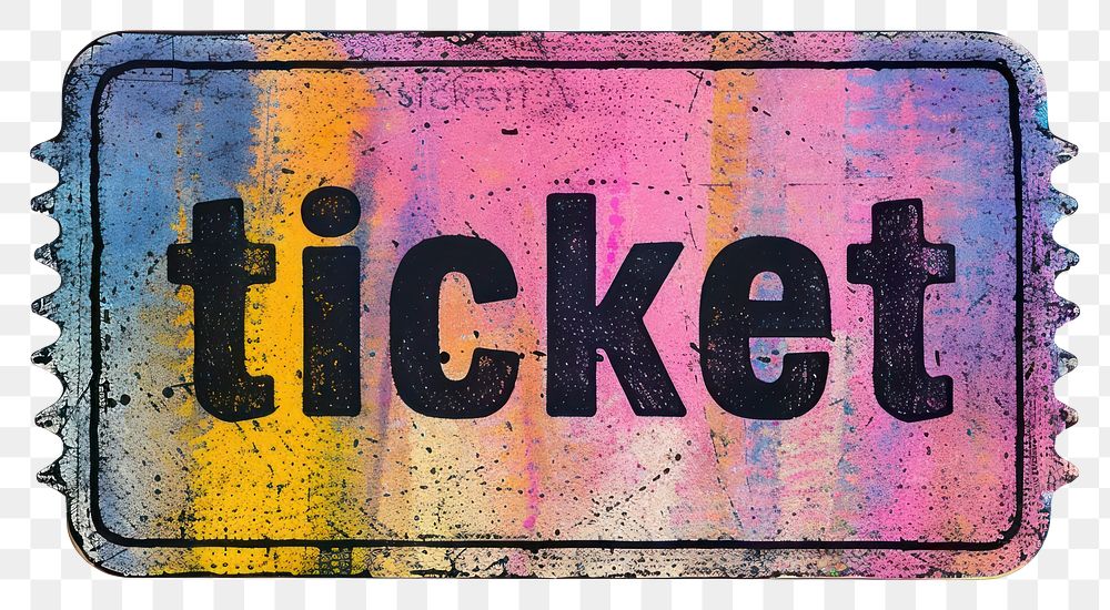 PNG Text ticket white background purple.
