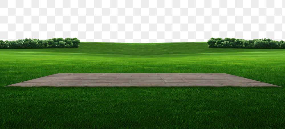PNG Empty green field stage outdoors horizon nature.